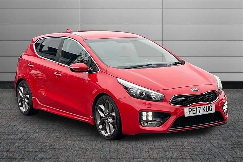 Red Used 2017 Kia Ceed GT Hatchback | £10,490 (Fair price) - Image 1/2