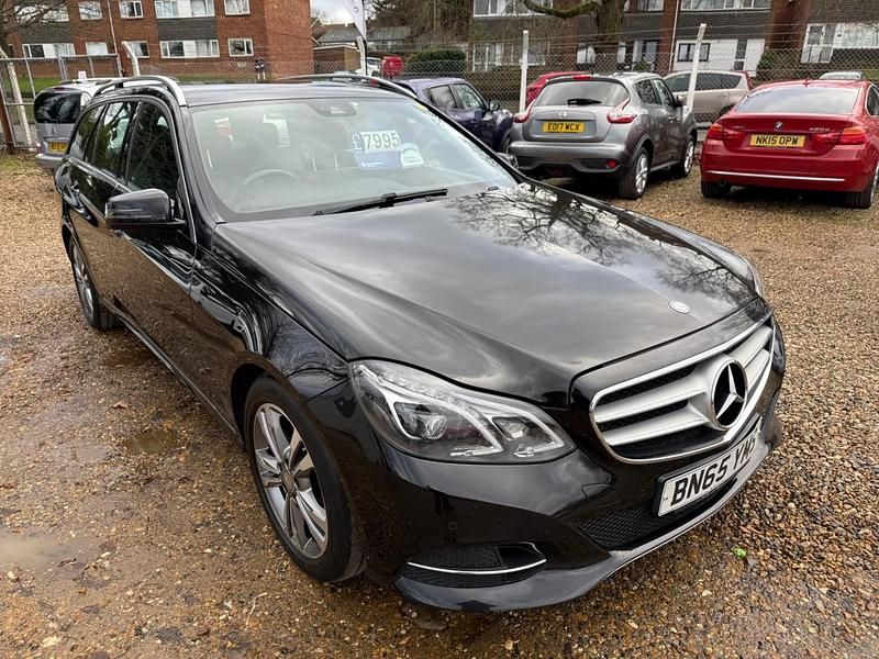 Used Mercedes E220 SE 2015 Black Estate