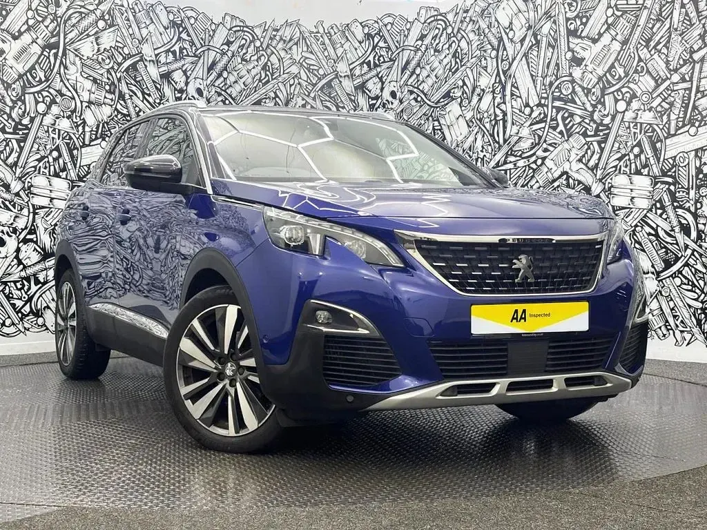 Used Peugeot 3008 GT-line 130 HP (95 kW) 2019 Blue SUV