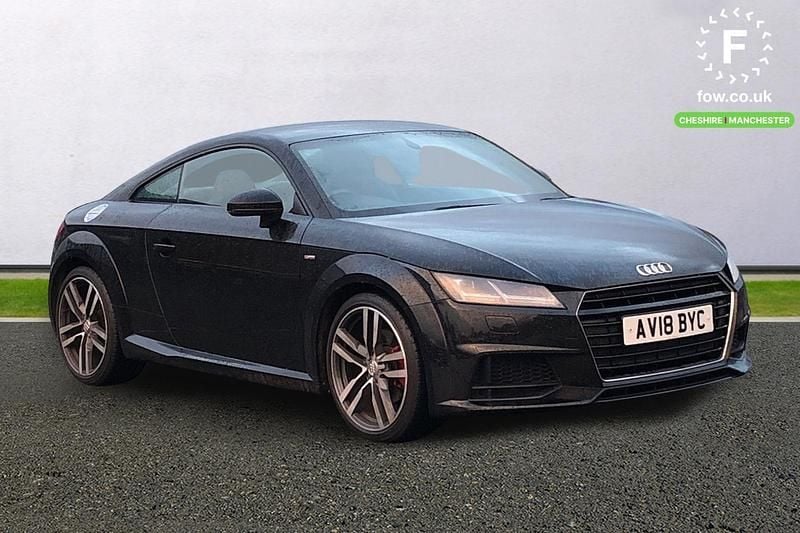 Black Used 2018 Audi TT S-Line Coupe | £15,699 (Fair price) - Image 1/3