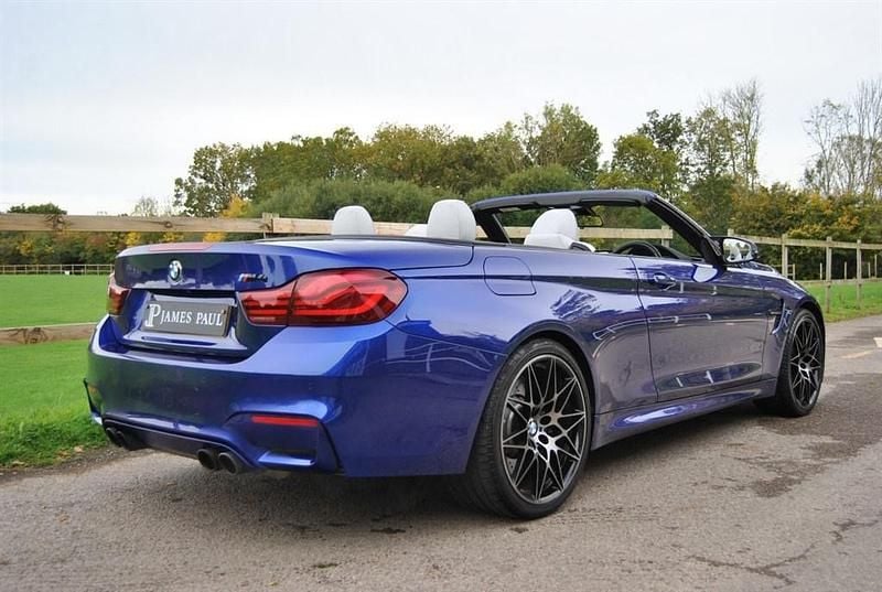 Used BMW M4 Cabriolet Competition Edition 450 HP (330 kW) 2020 Blue Cabriolet