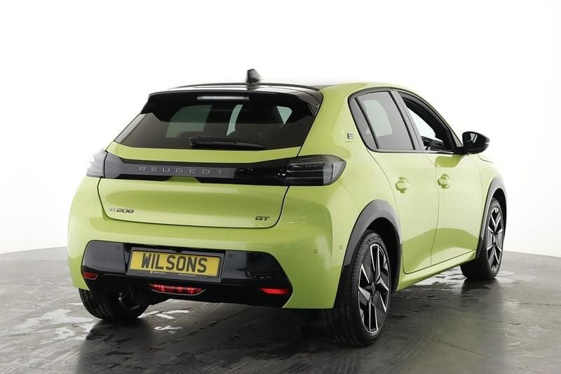 New Peugeot e-208 GTi 100 kW (136 HP) 2025 Yellow Hatchback