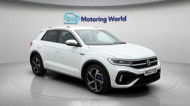 White Used 2023 VW T-Roc R SUV | £26,300 (Good price) - Image 1/4