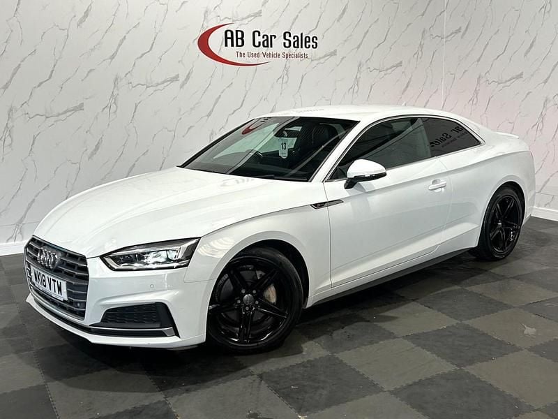 White Used 2018 Audi A5 S-Line Coupe | £19,999 (Fair price) - Image 1/3