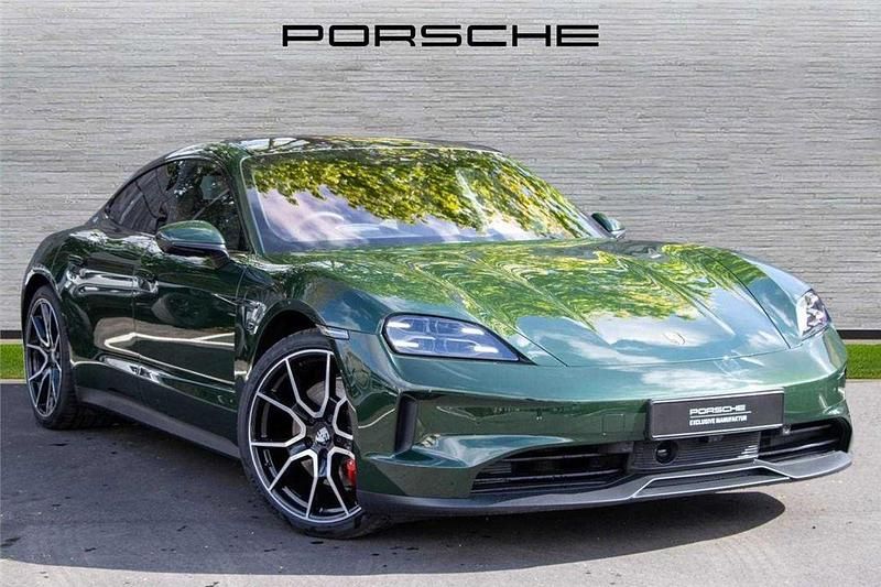 Green Used 2024 Porsche Taycan Sedan | £89,550 (Expensive) - Image 1/4