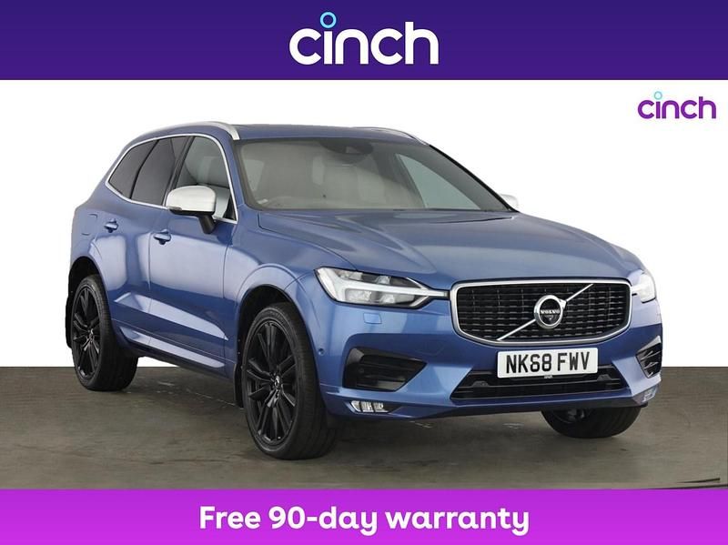 Blue Used 2018 Volvo XC60 R-Design Pro SUV | £20,409 (Fair price) - Image 1/3
