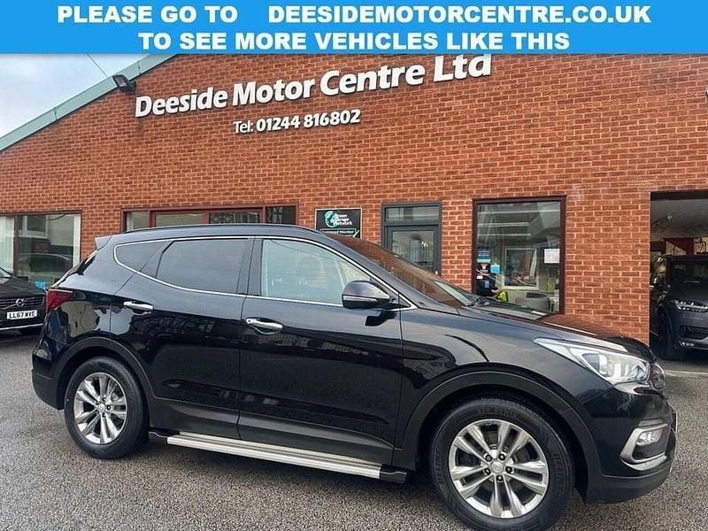 Black Used 2016 Hyundai Santa Fe Premium SUV | £8,450 (Fair price) - Image 1/3