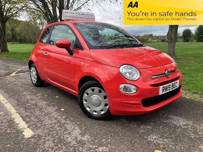 Pink Used 2020 Fiat 500 Pop Hatchback | £6,995 (Good price) - Image 1/4