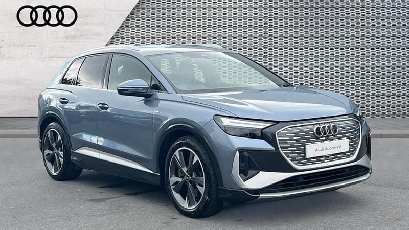 Blue Used 2023 Audi Q4 e-tron S-Line SUV | £30,124 (Super price) - Image 1/4