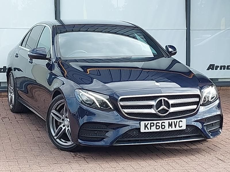 Blue Used 2016 Mercedes E220 AMG line Sedan | £14,798 (Fair price) - Image 1/4