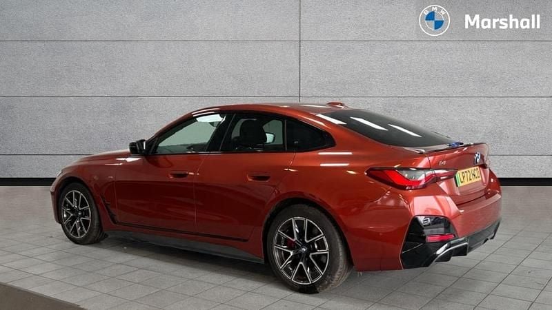 Used BMW i4 Shadowline 400 kW (544 HP) 2023 Sunset orange metallic Sedan