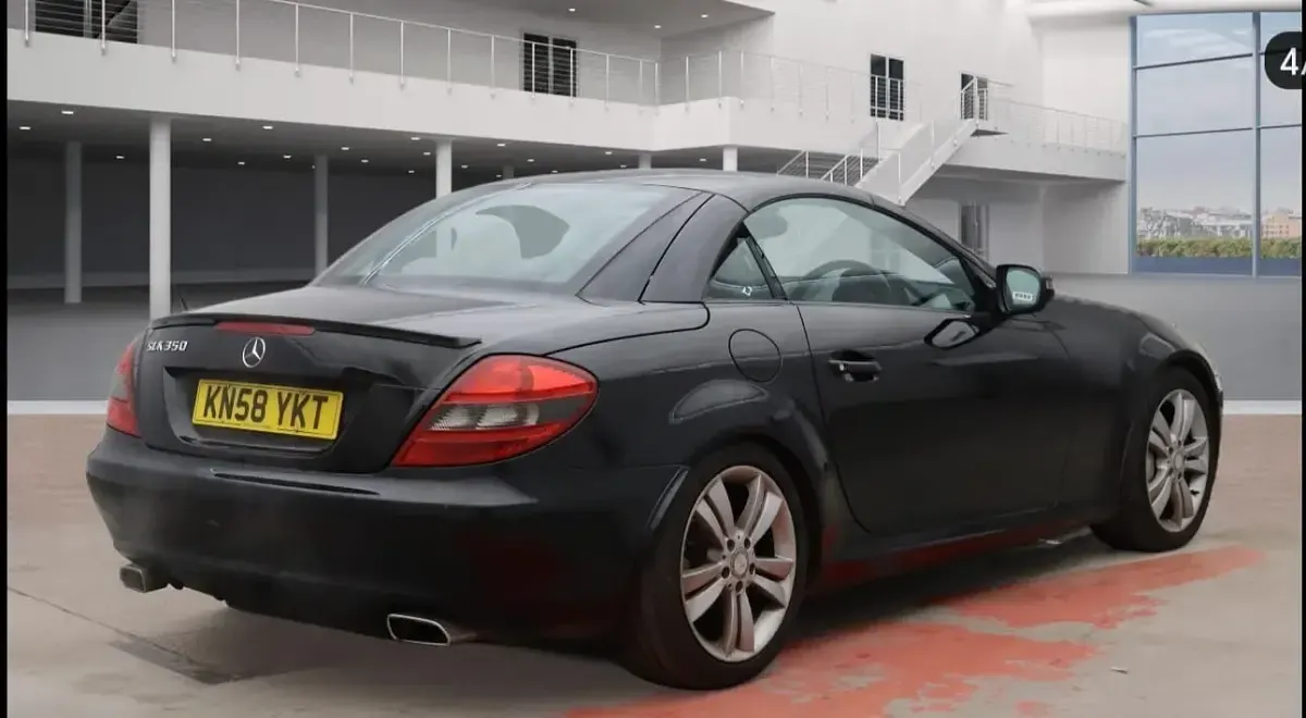 Used Mercedes SLK350 2008 Black Cabriolet