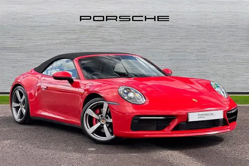Used Porsche 911 450 HP (330 kW) 2019 Red Cabriolet