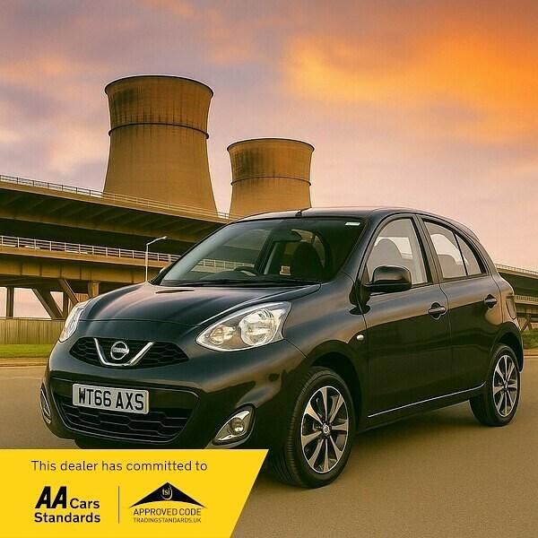 Black Used 2015 Nissan Micra Tekna Hatchback | £5,290 (Fair price) - Image 1/3
