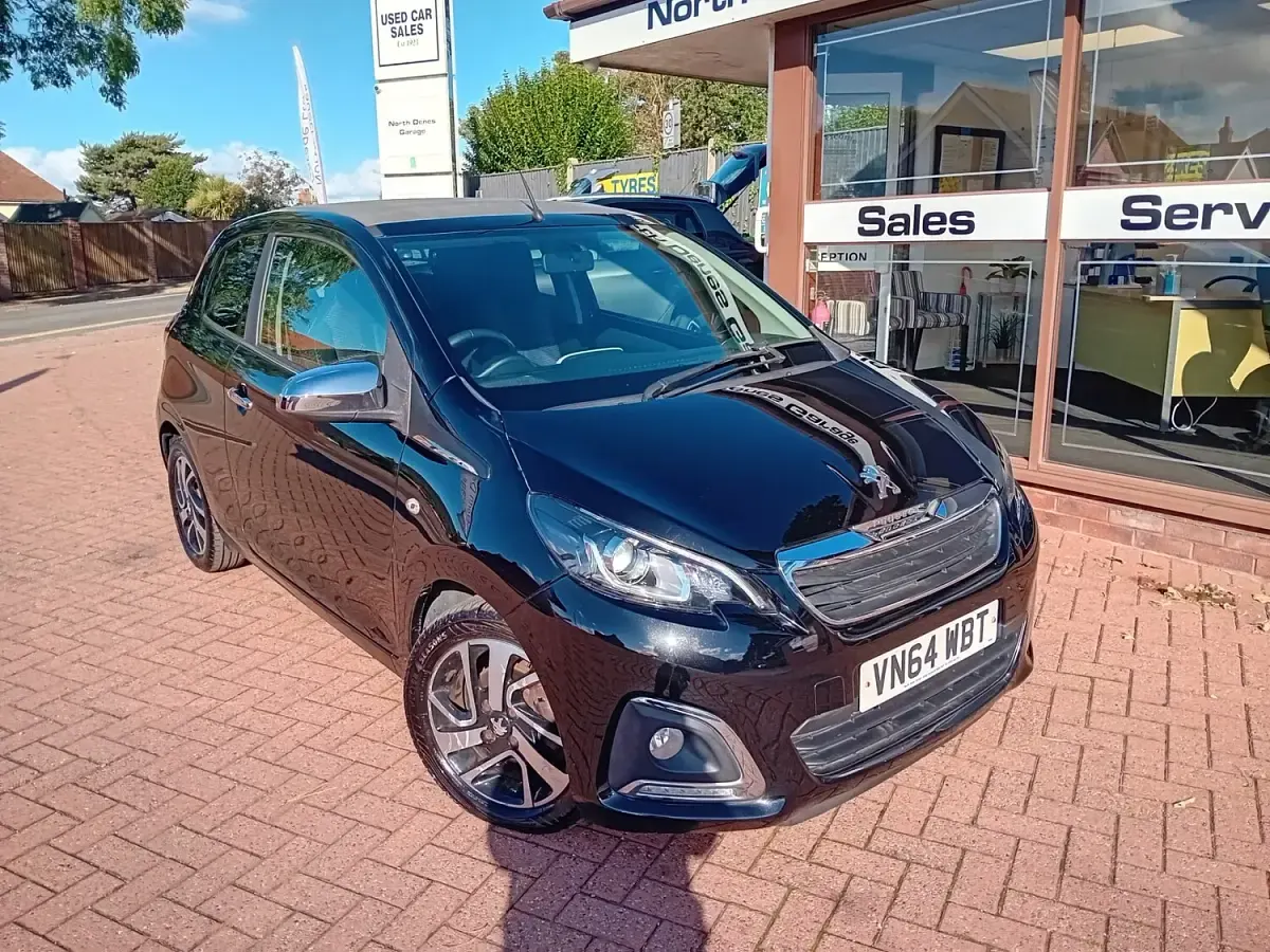 Used Peugeot 108 Allure 82 HP (60 kW) 2014 Black Hatchback