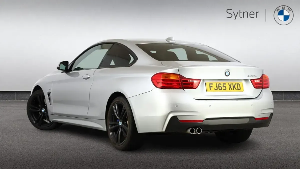 Used BMW 420 M Sport 187 HP (137 kW) 2015 Silver Coupe