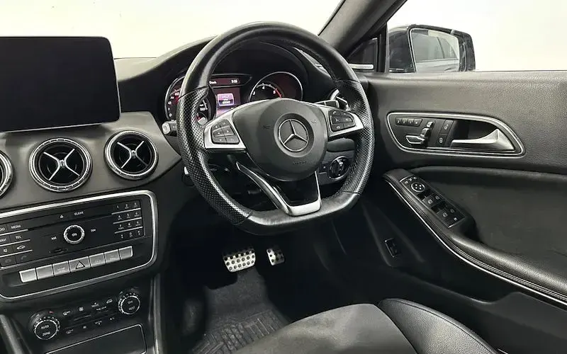 Used Mercedes CLA220 AMG line 170 HP (125 kW) 2018 Grey Coupe