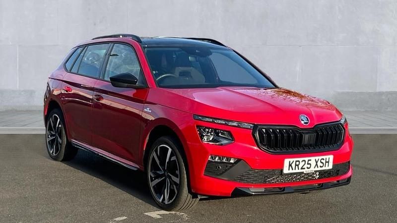 Used Skoda Kamiq Monte Carlo 150 HP (110 kW) 2025 Velvet red metallic SUV