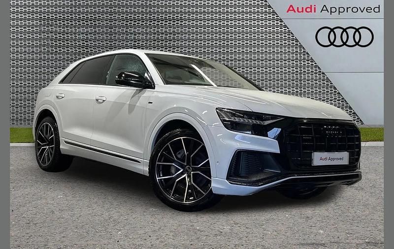 Used Audi Q8 Black Edition 286 HP (210 kW) 2022 White SUV