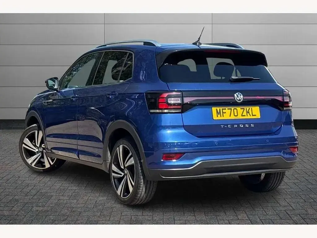 Used VW T-Cross R-line 115 HP (84 kW) 2020 Blue SUV