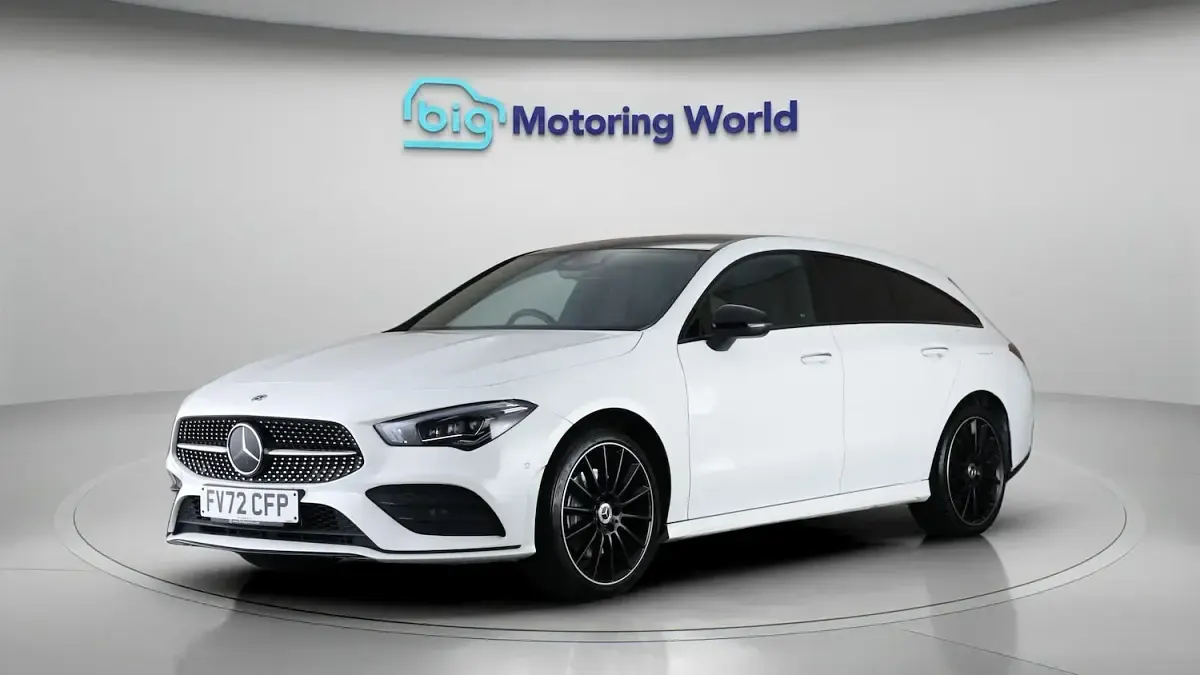 Used Mercedes CLA250e AMG Line Premium Plus 218 HP (160 kW) 2022 White Coupe
