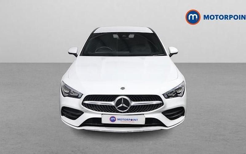 Used Mercedes CLA250e AMG Line Premium 218 HP (160 kW) 2021 White Sedan