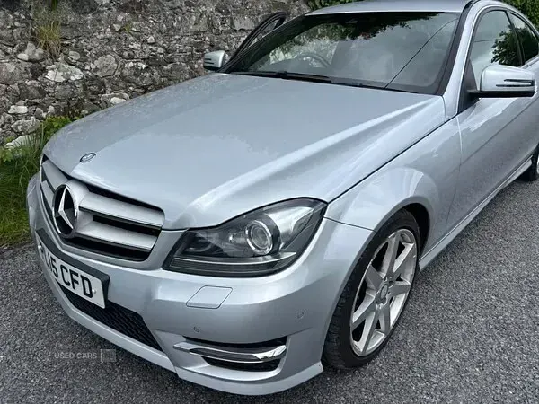 Used Mercedes C220 Sport Edition 170 HP (125 kW) 2015 Silver Coupe