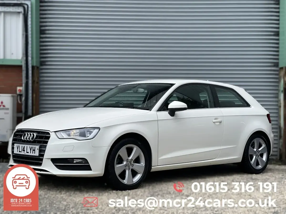 Used Audi A3 Sport 180 HP (132 kW) 2014 White Hatchback