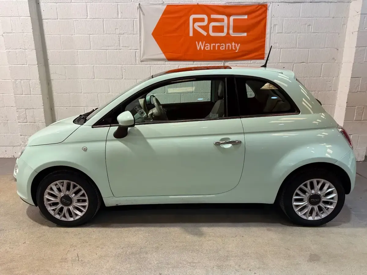 Used Fiat 500 Lounge 69 HP (50 kW) 2014 Green Hatchback