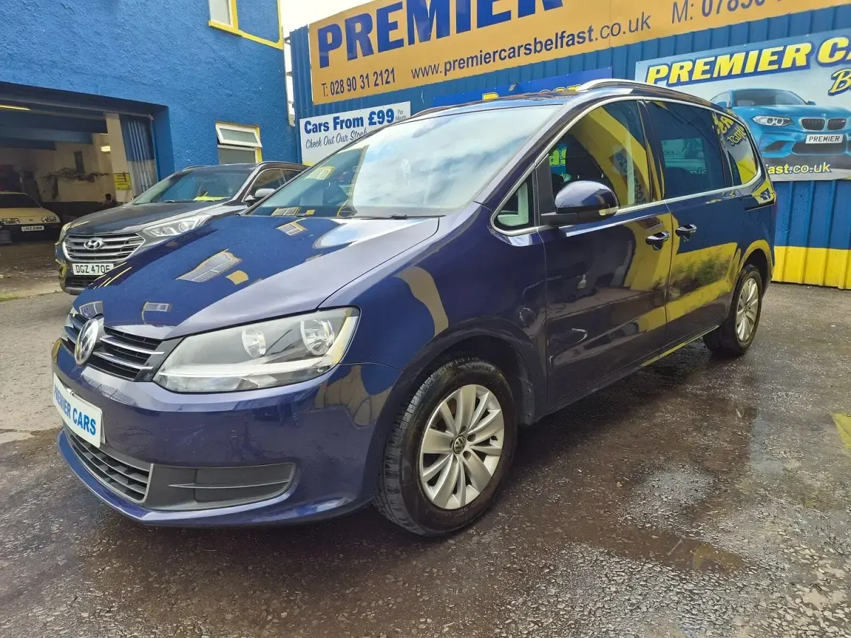 Used VW Sharan SE 150 HP (110 kW) 2019 Blue MPV