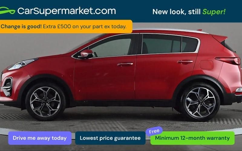 Used Kia Sportage GT-Line 136 HP (100 kW) 2019 Red SUV