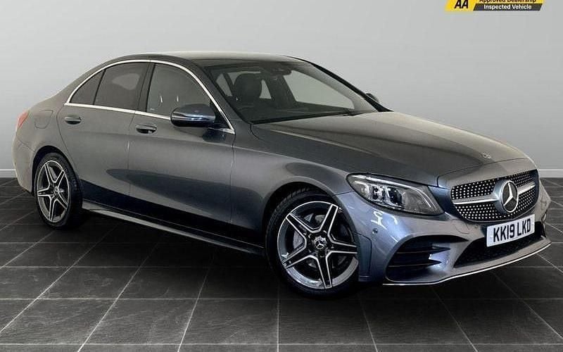Grey Used 2019 Mercedes C200 AMG Line Premium Sedan | £16,595 (Good price) - Image 1/2