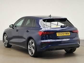 Used Audi A3 Black Edition 150 HP (110 kW) 2024 Blue Hatchback