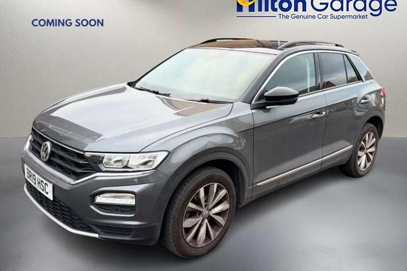 Used VW T-Roc Design 115 HP (84 kW) 2019 Grey SUV