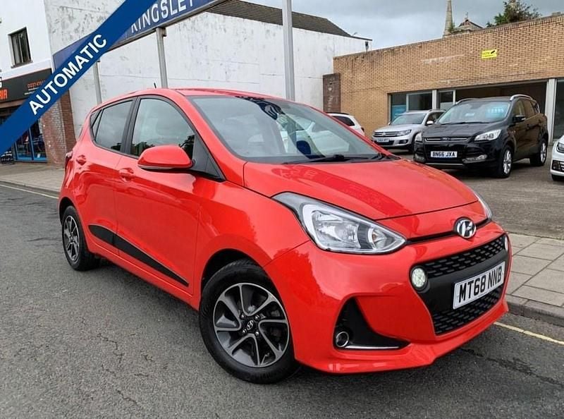 Red Used 2018 Hyundai i10 Premium Hatchback | £9,395 (Fair price) - Image 1/4