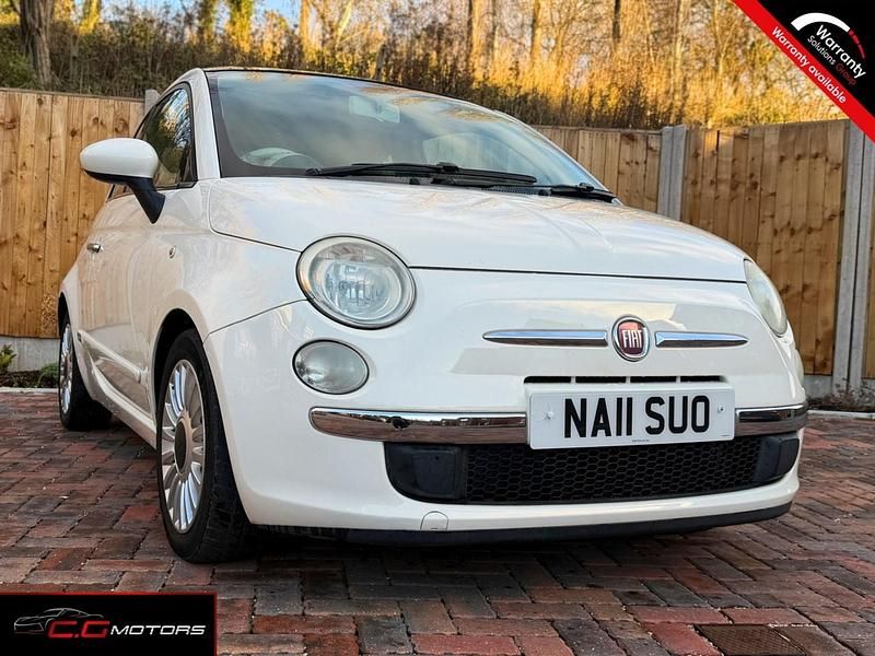 White Used 2011 Fiat 500 Lounge Hatchback | £1,800 (Good price) - Image 1/4