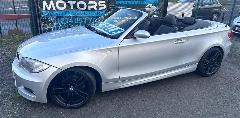 Used BMW 120 Cabriolet M Sport 2008 Silver Cabriolet