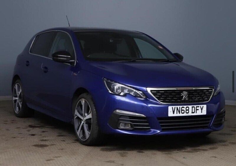 Blue Used 2018 Peugeot 308 GT-line Hatchback | £8,900 (Fair price) - Image 1/1