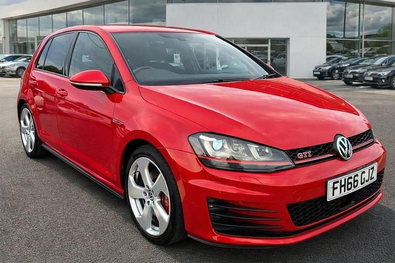 Used VW Golf VII GTI 2016 Red Hatchback