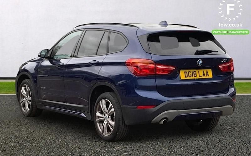 Used BMW X1 Sport Line 140 HP (102 kW) 2018 Blue SUV