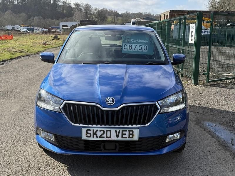 Used Skoda Fabia SE L 110 HP (80 kW) 2020 Blue Hatchback