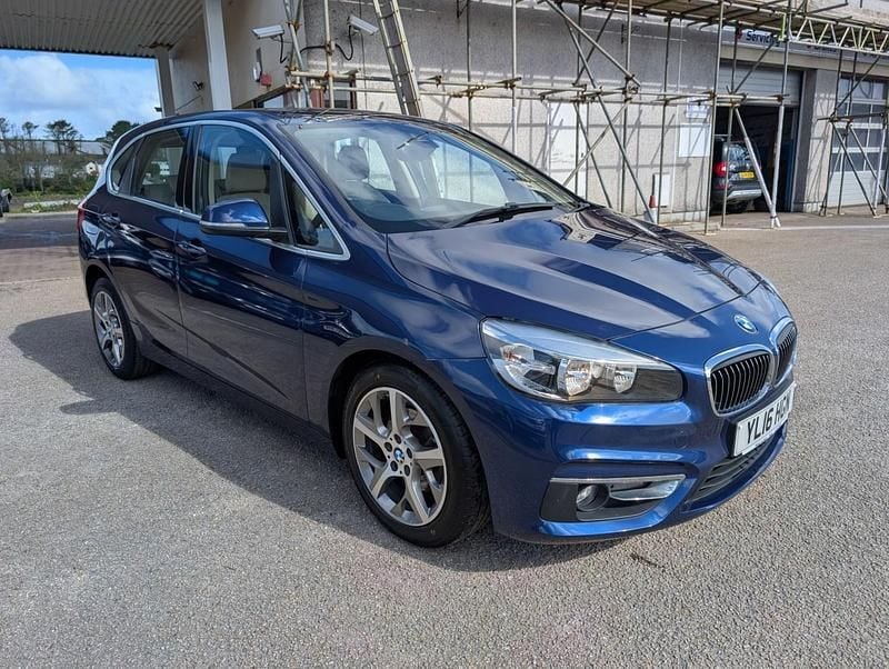 Used BMW 218 Active Tourer Luxury Line 2016 Blue MPV