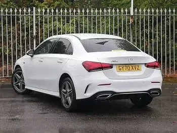 Used Mercedes A250 AMG Line Premium 218 HP (160 kW) 2021 White Sedan