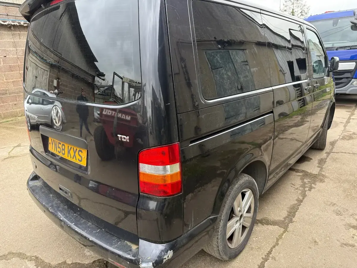 Used VW T5 SE 102 HP (75 kW) 2008 Black Van