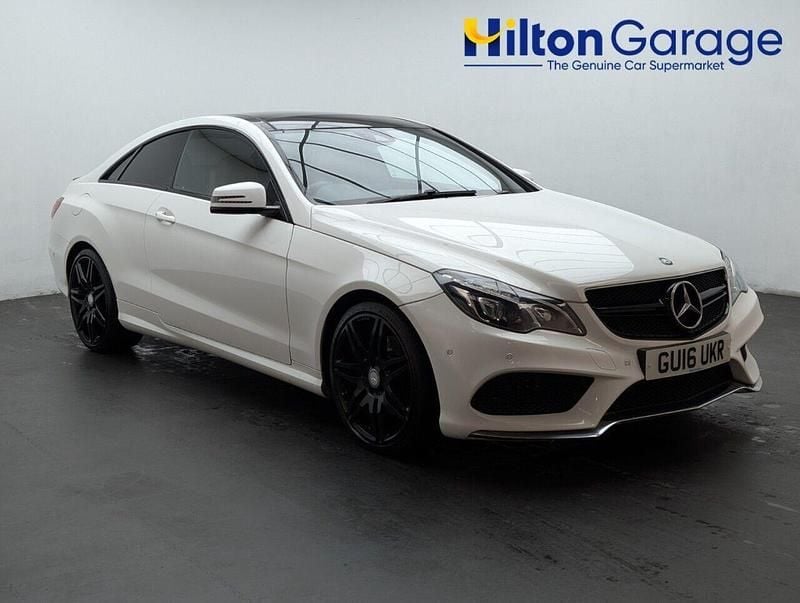 White Used 2016 Mercedes E200 AMG line Coupe | £11,900 (Expensive) - Image 1/4