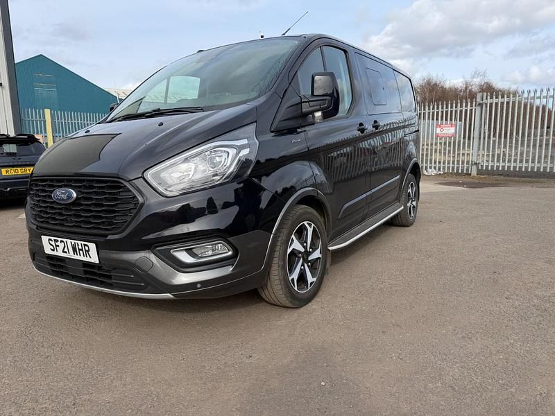 Used Ford Transit Custom Active 170 HP (125 kW) 2021 Black Van