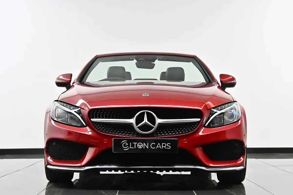 Used Mercedes C250 AMG Line Premium Plus 2017 Red Cabriolet