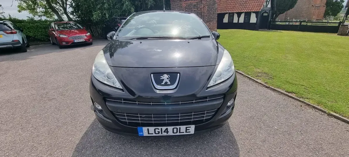 Used Peugeot 207 CC Allure 112 HP (82 kW) 2014 Black Cabriolet