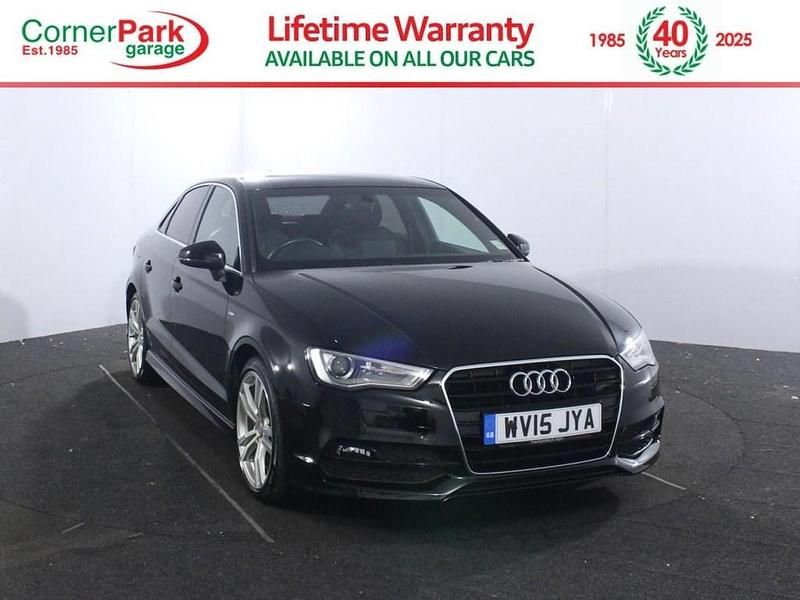 Black Used 2015 Audi A3 S-Line Sedan | £11,249 (Fair price) - Image 1/4