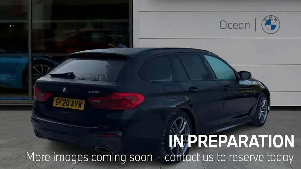 Used BMW 520 M Sport 181 HP (133 kW) 2020 Black Estate